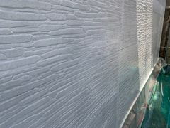 外壁：下塗り完了