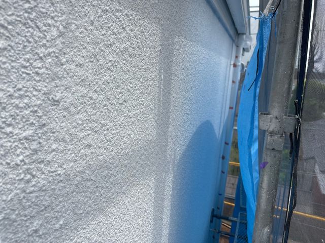 外壁　下塗り完了